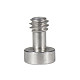 Stainless Steel Hex Hexagon Socket Camera Screw 1/4 inch Quick Release Plate Screw DSLR Accessoriet for Tripod Camera Cage