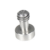 Stainless Steel Hex Hexagon Socket Camera Screw 1/4 inch Quick Release Plate Screw DSLR Accessoriet for Tripod Camera Cage