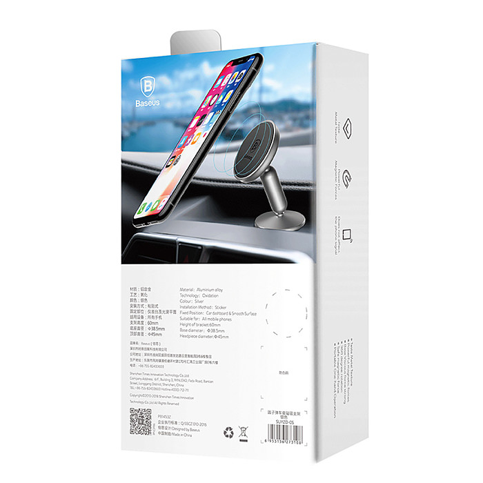 Baseus 360° Magnetic Car Phone Holder Dashboard Stand for iPhone 12 Samsung S21