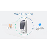 Din rail Industrial Device Server Serial port RS485 to 2.4G 5G wifi converter server Support Modbus TCP to RTU