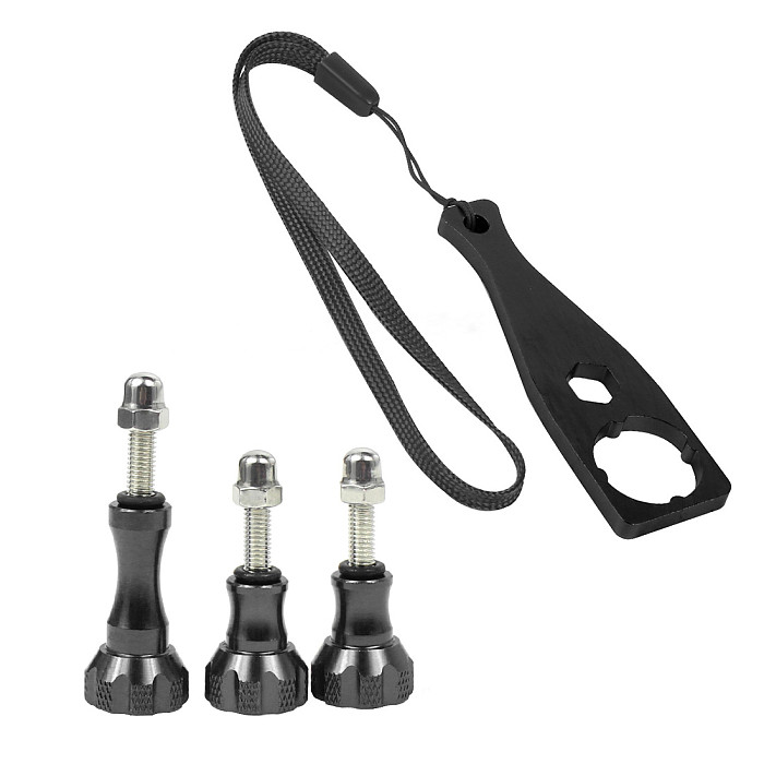 M5 Thumb Screw Aluminum Bolt Nut Adapter Screws for GoPro Hero11 10  9 8 7 5 Max Insta360 for DJI Osmo Action Camera Connector