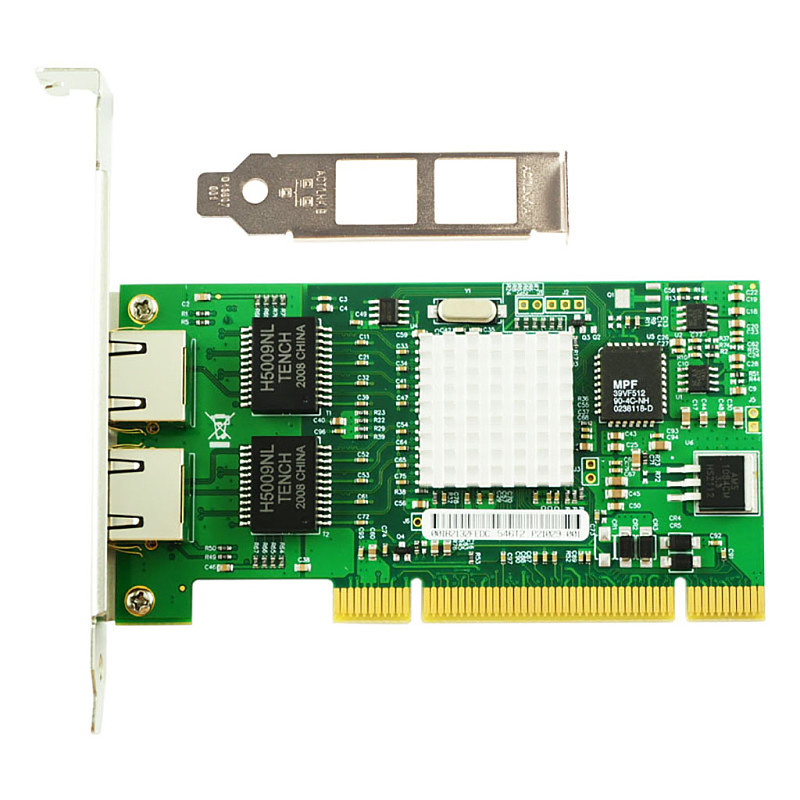 Chipset 82546 Dual Port Gigabit 8492MT PCI Server Network Card 1000M RJ45 NIC Ethernet Desktop Adapter