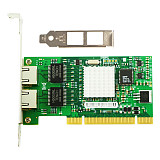Chipset 82546 Dual Port Gigabit 8492MT PCI Server Network Card 1000M RJ45 NIC Ethernet Desktop Adapter