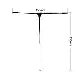 (Foxeer) ELRS 915M 868MHz Receiver T Antenna Long/Short PA1529 For Drone Accessories