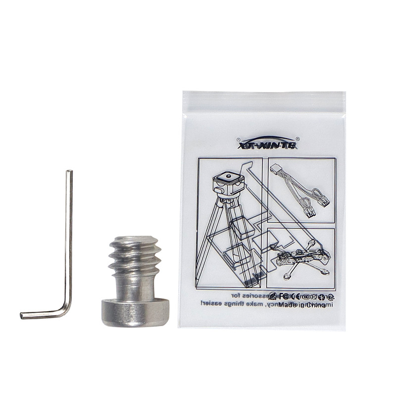 Stainless Steel Mounting Screws for Camera Cages Handles Quick Release Plates 1/4  Socket Cap Screw Rig Photo Studio Accessories