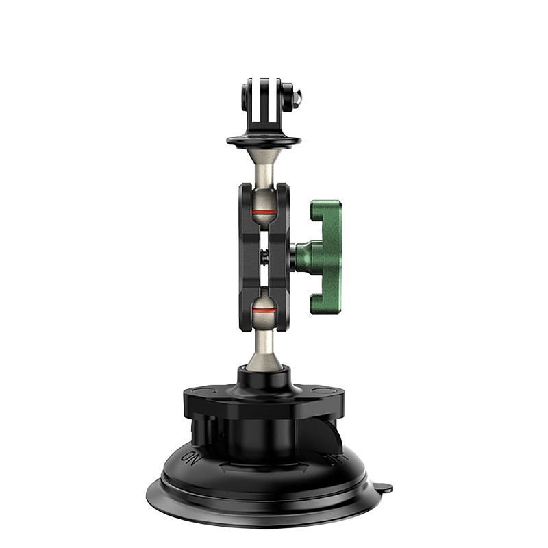 Car Phone Action Camera Holder Suction Cup Base 360° Rotation Windshield Mount Bracket for GoPro Insta360 DJI Action Smart Phone