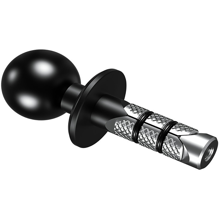 Motorcycle Bike Mount Black Fork Stem Base with 17mm or 25mm Ball Head for Gopro Ball Mount Adapter Mobile Phone Holder