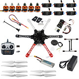 DIY F550 550mm 6-Axle RC Hexacopter Drone 3-4S with 2212 920KV CW CCW Brushless Motor 3S 9443 Propeller T8FB Remote Controller