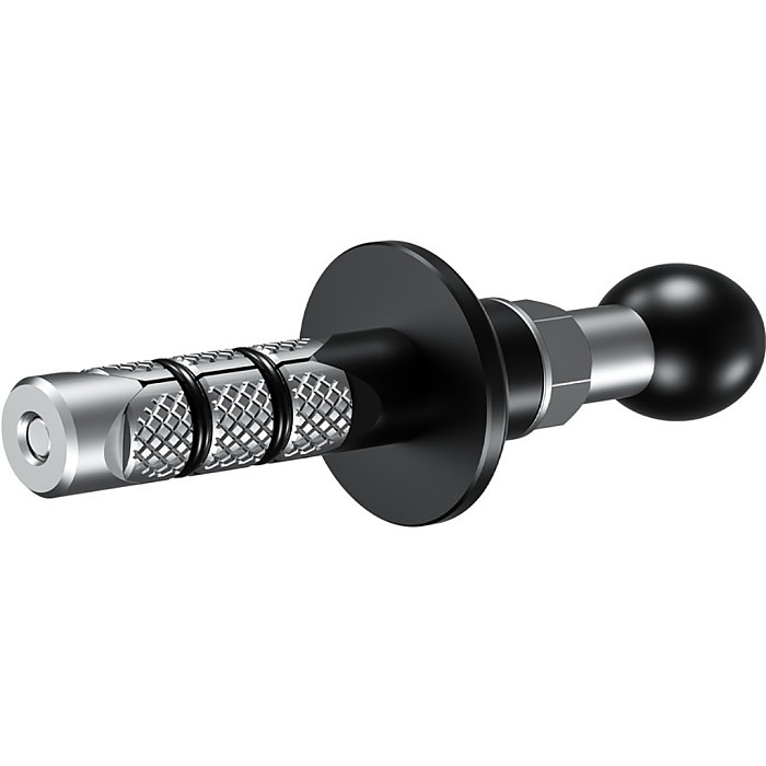 Motorcycle Bike Mount Black Fork Stem Base with 17mm or 25mm Ball Head for Gopro Ball Mount Adapter Mobile Phone Holder