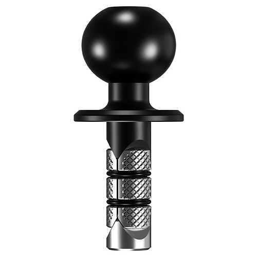 Motorcycle Bike Mount Black Fork Stem Base with 17mm or 25mm Ball Head for Gopro Ball Mount Adapter Mobile Phone Holder