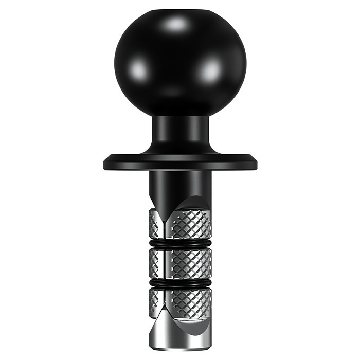 Motorcycle Bike Mount Black Fork Stem Base with 17mm or 25mm Ball Head for Gopro Ball Mount Adapter Mobile Phone Holder