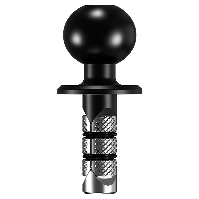 Motorcycle Bike Mount Black Fork Stem Base with 17mm or 25mm Ball Head for Gopro Ball Mount Adapter Mobile Phone Holder
