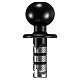 Motorcycle Bike Mount Black Fork Stem Base with 17mm or 25mm Ball Head for Gopro Ball Mount Adapter Mobile Phone Holder