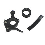 17mm 25mm/1 inch Ball Head Mount Adapter Motorcycle Bicycle Handlebar Clip Rearview Mirror Bracket for GoPro Camera Mounts