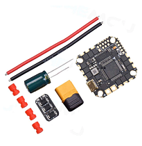 JHEMCU GHF722AIO-ICM 40A Baro OSD BlackBox 5V BEC F722 Flight Controller BLHELIS 40A 4in1 ESC 2-6S for FPV Freestyle Cinewhoop
