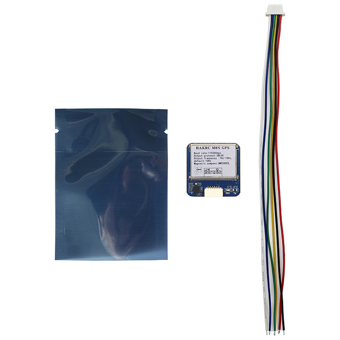 HAKRC M8N GPS F23-U BEIDOU Receiver Integration Compass 72CH NMEA0183 Compatible F4/F7 Flight Control for RC FPV Racing Drone