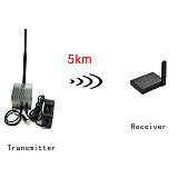 UHF Wireless Audio Transmission HIFI 5km High Fidelity Stereo Transmitter Single to-Multiple Receiver For Amplifier PC Audio