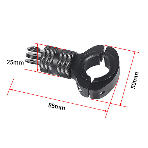 Adjustable aluminum alloy three card slot bicycle clip sports camera cradle 360 degree rotatable transfer mount for Insta360 Ace/GOPRO13/11/GOPRO /DJI OSMO 360 Osmo Action4 camera