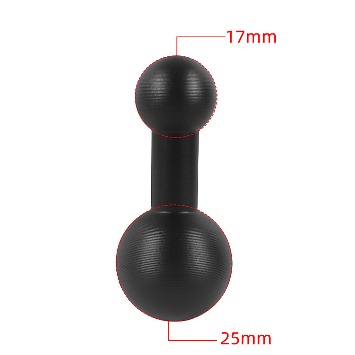 17mm Ball Head Bracket Aluminum Adapter Magnetic Phone Holder for iphone 14 13 12 Magsafe Magnet Car Mobile Phone Stand