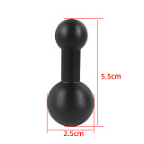 17mm Ball Head Bracket Aluminum Adapter Magnetic Phone Holder for iphone 14 13 12 Magsafe Magnet Car Mobile Phone Stand