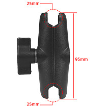60mm 90MM 1  Ball Head Connect Bracket Aluminum Alloy for GoPro Action Camera Riding Bicycle Mobile Phone Holder for Ram Mount