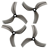 GEMFAN 2 Pairs D90 3 Blade 1.5mm&2mm 3 Inch PC Propeller for 2203-2306 Motors FPV Racing Drone Quadcopter RC Models Toys Spare Parts