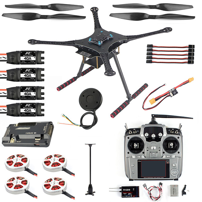 (JMT) S600 Four axis Drone Rack With 5010 350KV Motor 1555 15inch Propeller For Aircraft Accessories