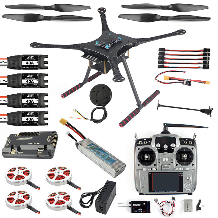 (JMT) S600 Four axis Drone Rack With 5010 350KV Motor 1555 15inch Propeller For Aircraft Accessories