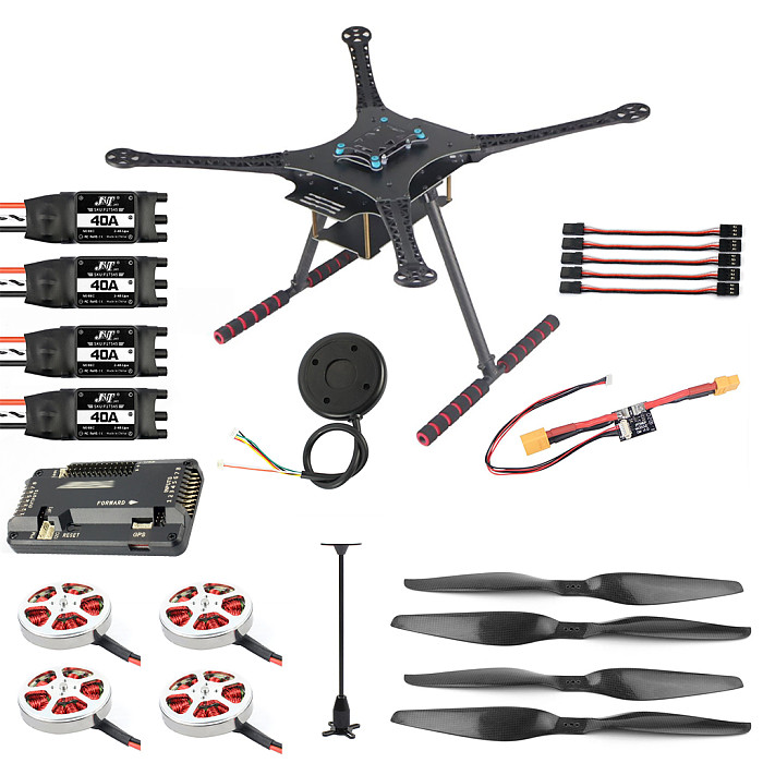 (JMT) S600 Four axis Drone Rack With 5010 350KV Motor 1555 15inch Propeller For Aircraft Accessories