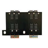 Minisas HD Four-port Switching Card Internal Rotation External SFF-8643 pair 8644 Server JBOD High-speed TK8643A2 (Without Baffle)