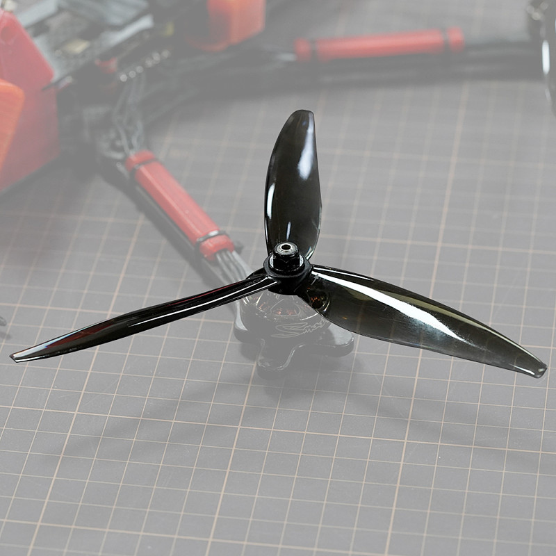 2Pairs Dalprop New Cyclone T7057 Three Blade 7-inch PC CW CCW Propeller For FPV Long Range Propeller  Replacement