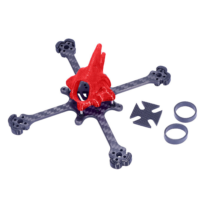 AlfaRC Venom-118 Frame Kit 3inch 75MM Propeller FPV RC Racing Drone  Toothpick for 1103 1104 1106 1202 1204 1206 Brushless Motor