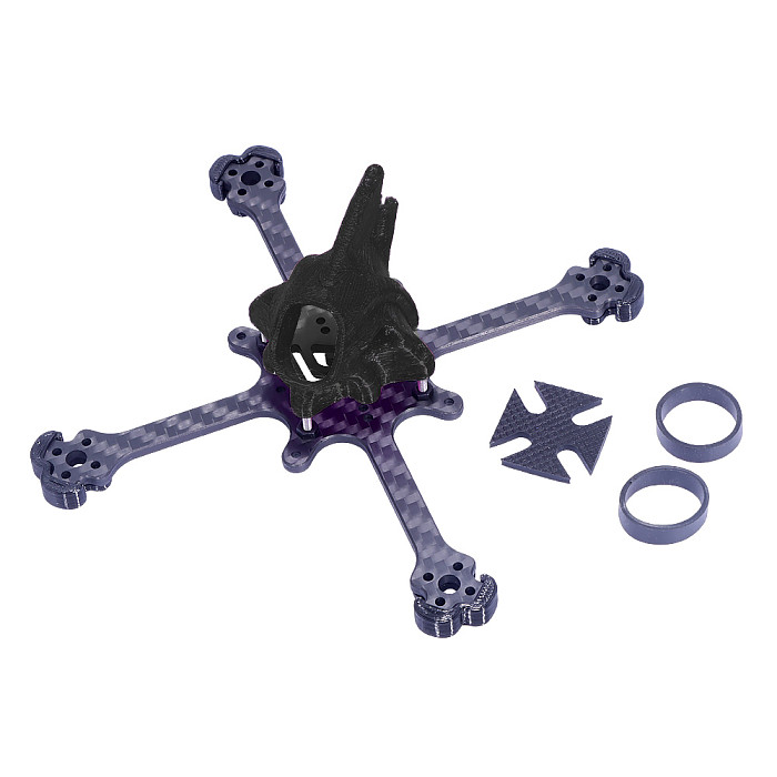 AlfaRC Venom-118 Frame Kit 3inch 75MM Propeller FPV RC Racing Drone  Toothpick for 1103 1104 1106 1202 1204 1206 Brushless Motor