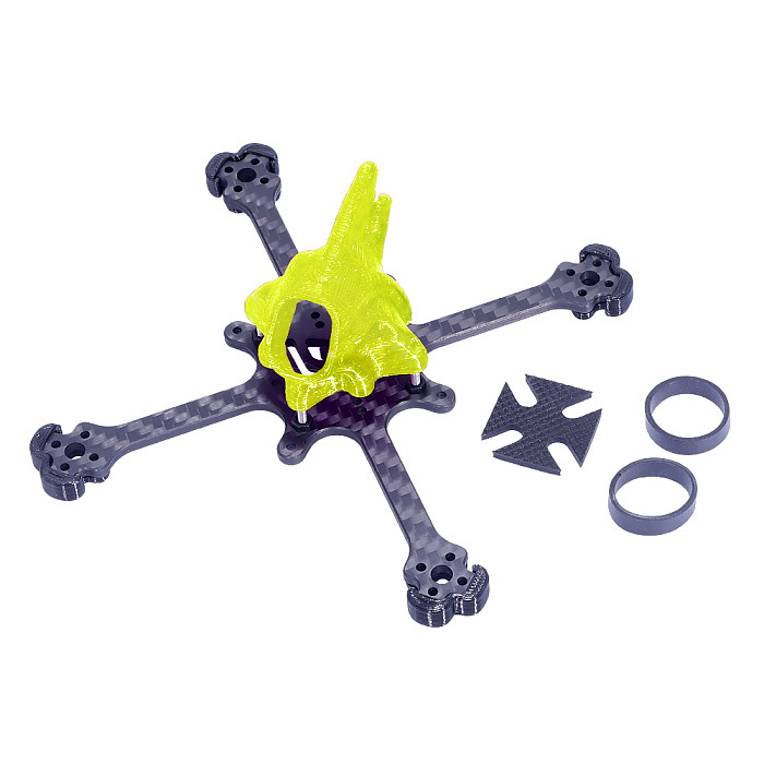 AlfaRC Venom-118 Frame Kit 3inch 75MM Propeller FPV RC Racing Drone  Toothpick for 1103 1104 1106 1202 1204 1206 Brushless Motor