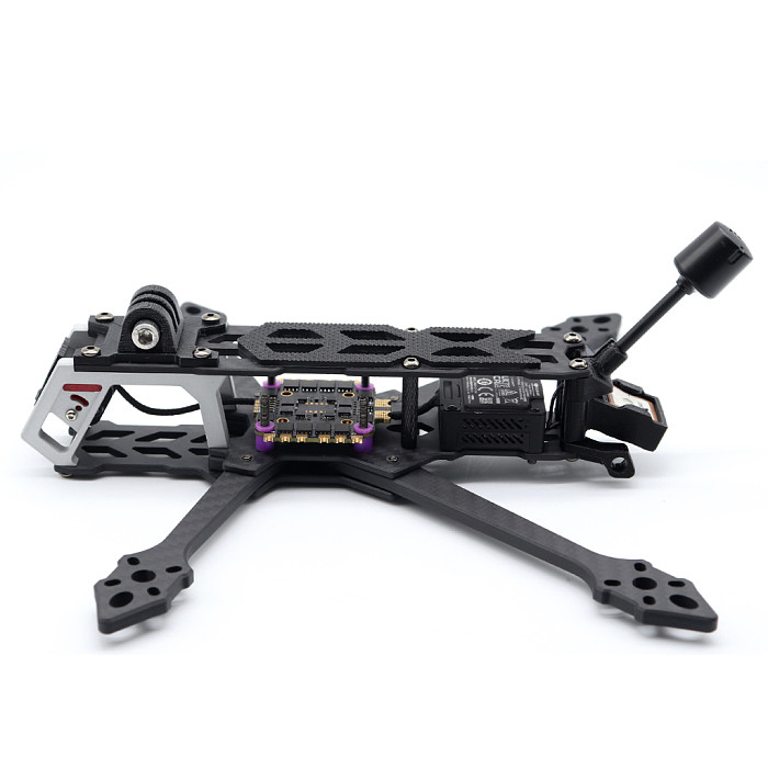 LHCXRC CLOUD-225 225mm Wheelbase 5inch Drone Frame Kit 7075 Aluminum CNC Side Panel for DJI O3 Air Unit FPV Camera Spare Parts
