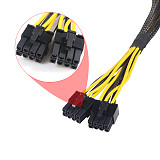 12VHPWR ATX3.0 PCI-E 5.0 Power Modular Cable to Dual ATX 8Pin for 4090 RTX3090TI PSU 16Pin 12+4P Graphics Card Extension Cable