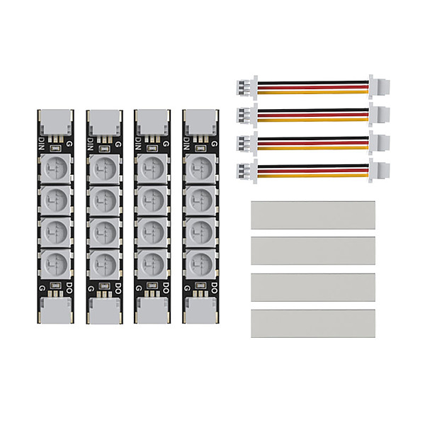 4PCS SpeedyBee Programable 2812 Arm LED Light Armlight 5V RGB For RC FPV Racing Freestyle Whoop Drone Quadcopter Runcam
