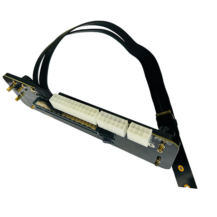 Laptop PC R43SG M.2 key M for NVMe External Graphics Card Stand Bracket PCIe3.0 x4 Riser Cable for ITX STX NUC VEGA64 GTX1080ti