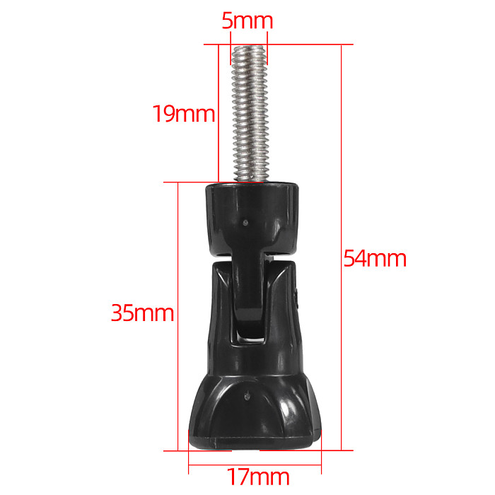 For GoPro 11 Accessories M5 Thumbscrew Knob Bolt Foldable Thumb Screw for GoPro DJI Camera Monopod Tripod Handhold Stick Mount