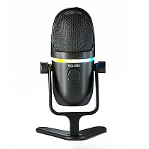 USB Gaming Microphone RGB Desktop Microphone Capacitive One-touch Mute Condenser Podcast Microfono Recording Streaming Microphones