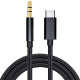 USB C to 3.5mm Aux Cable Speaker Cable Audio Cable For Car Headphone Type C Converter Jack Speaker For Samsung Xiaomi Realme