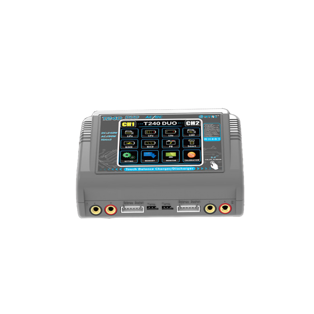 (HTRC) T240 Lithium Battery Charger Multifunctional Charger Aircraft ...