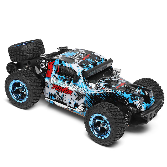 Wltoys 284161 RTR 1/28 2.4G 4WD RC Car Off-Road Climbing High Speed LED Light Truck Full Proportional Vehicles Models Toys - Two Batteries