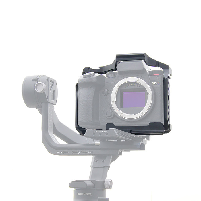 LUMIX S5 II S5 IIX Camera Cage for Panasonic S5 II IIX DSLR Video RigNATO Rail Cold Shoe Mount Arca-Swiss Quick-Release Mount