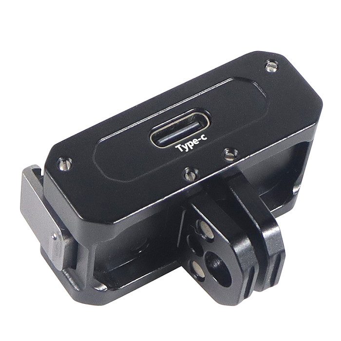 Magnetic Two Claw Adapter Action Camera Accessories for DJI Action 2 Charging Base Foldable Power Supply Mount Replacement