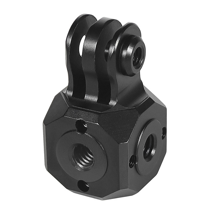 Versatile Mini Magic Cube Tripod Base Mount Converter 1/4  3/8  Holes Adapter for GoPro13 Series/ DJI DSLR Camera Vlog LED Phone Mic Bracket