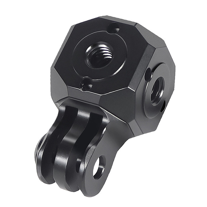 Versatile Mini Magic Cube Tripod Base Mount Converter 1/4  3/8  Holes Adapter for GoPro13 Series/ DJI DSLR Camera Vlog LED Phone Mic Bracket