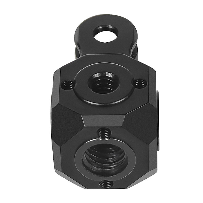 Versatile Mini Magic Cube Tripod Base Mount Converter 1/4  3/8  Holes Adapter for GoPro13 Series/ DJI DSLR Camera Vlog LED Phone Mic Bracket