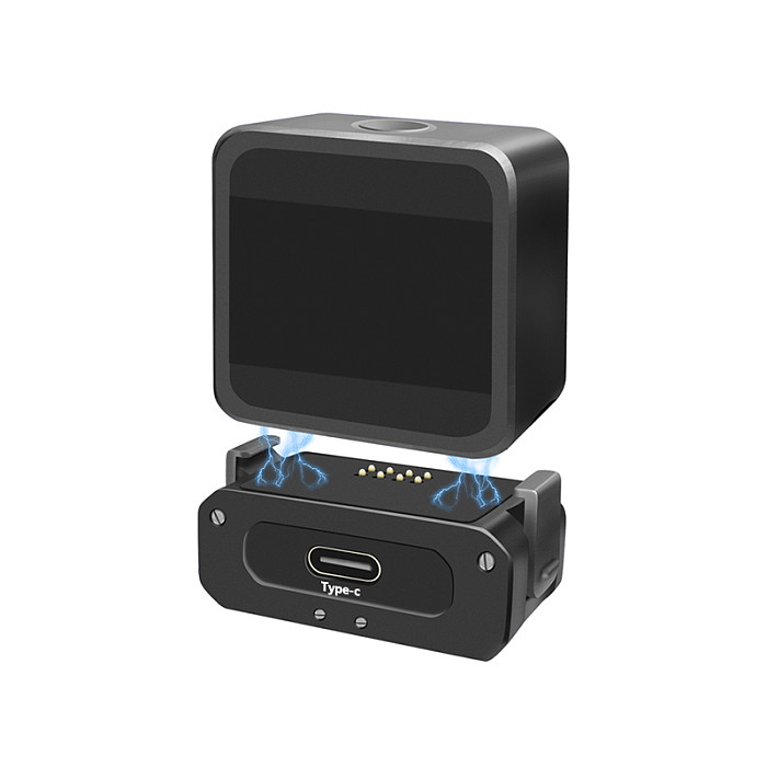 Magnetic Two Claw Adapter Action Camera Accessories for DJI Action 2 Charging Base Foldable Power Supply Mount Replacement