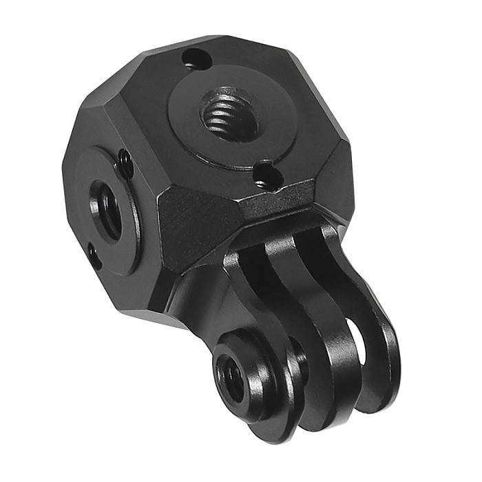 Versatile Mini Magic Cube Tripod Base Mount Converter 1/4  3/8  Holes Adapter for GoPro13 Series/ DJI DSLR Camera Vlog LED Phone Mic Bracket